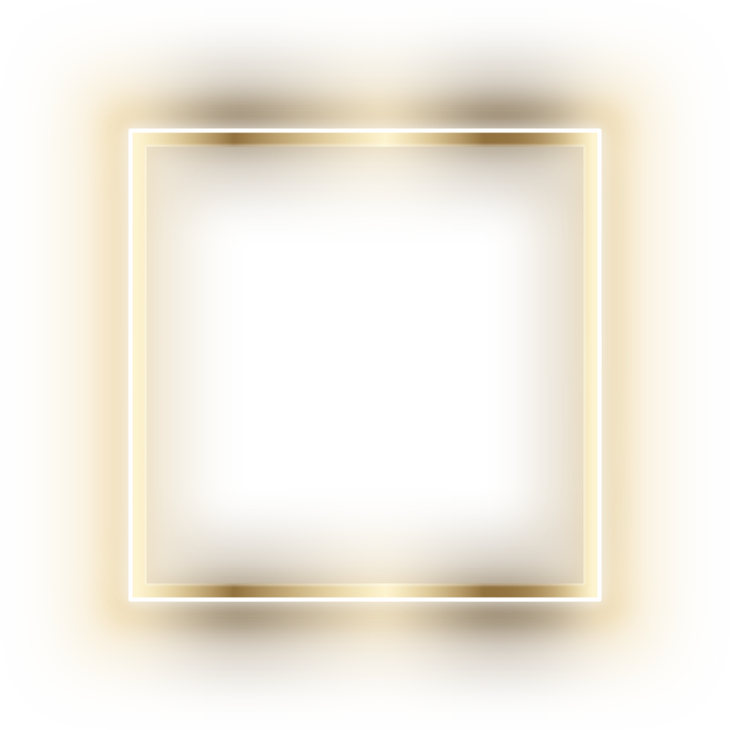 Square neon frame